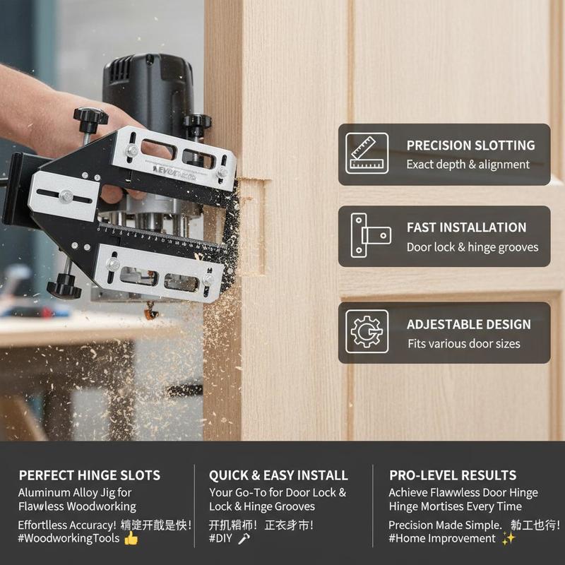Aluminum Alloy Mortise Templat - Door Lock review and price