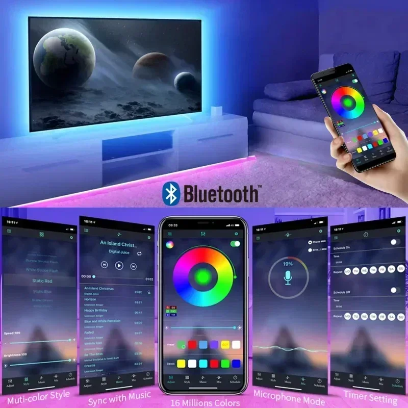 Smart RGB LED Gaming Light Str - Led Strip Lights review and price